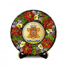 ТАРІЛКА - ЧЕРНІВЦІ ГЕРБ ЗОЛОТО ТАРІЛКА - ЧЕРНІВЦІ ГЕРБ ЗОЛОТО