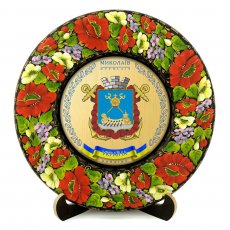 ТАРІЛКА - МИКОЛАЇВ ГЕРБ ЗОЛОТО