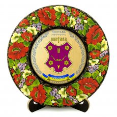 ТАРІЛКА - ПОЛТАВА ГЕРБ ЗОЛОТО