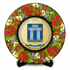 ТАРІЛКА - РІВНЕ ГЕРБ ЗОЛОТО