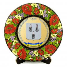 ТАРІЛКА - СУМИ ГЕРБ ЗОЛОТО