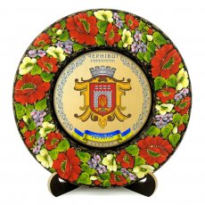 ТАРІЛКА - ЧЕРНІВЦІ ГЕРБ ЗОЛОТО ТАРІЛКА - ЧЕРНІВЦІ ГЕРБ ЗОЛОТО