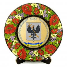 ТАРІЛКА - ЧЕРНІГІВ ГЕРБ ЗОЛОТО ТАРІЛКА - ЧЕРНІГІВ ГЕРБ ЗОЛОТО